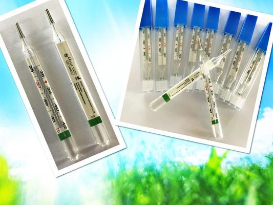 Стеклянный термометр без ртути для медицинской температуры лихорадки